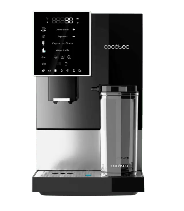 Barato Cremmaet Compactccino Black Silver Axis