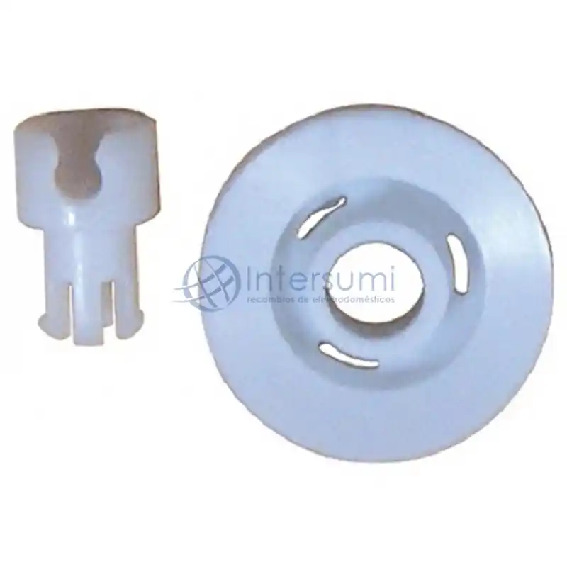 Económico RUEDA CESTO INFERIOR LAVAVAJILLAS ARISTON INDESIT 104637, 380C, 454, 3300 C00104637