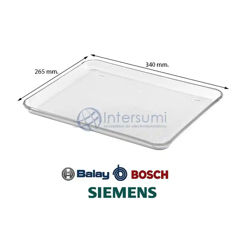 Solo Por Tiempo Limitado PLATO RECTANGULAR MICROONDAS BOSCH 00672497