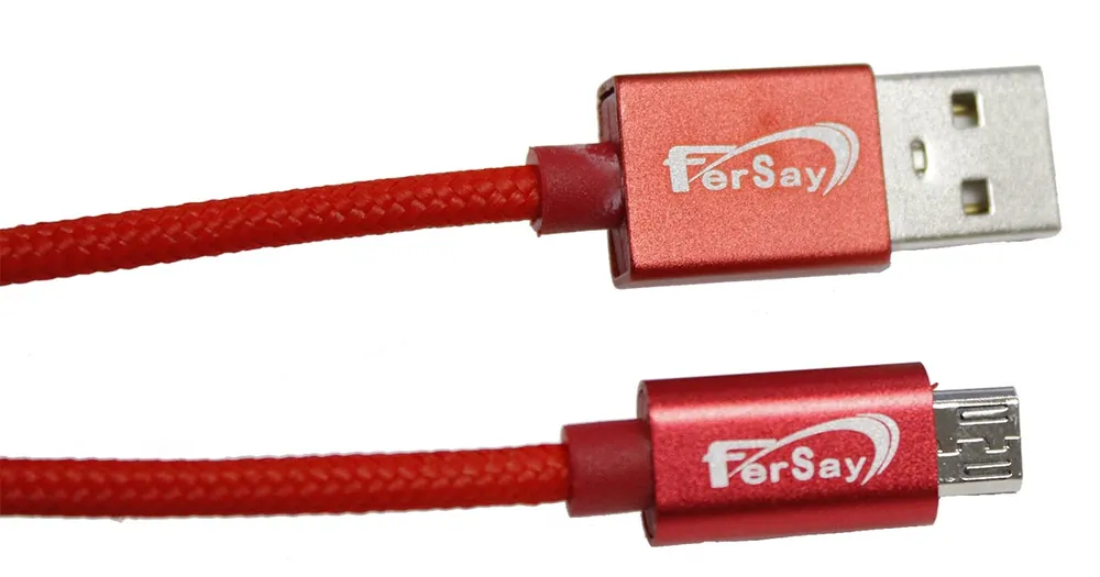 Más Vendido Cable Usb mini Usb Fersay rojo