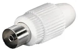 Envío Inmediato Conector iec hembra blanco