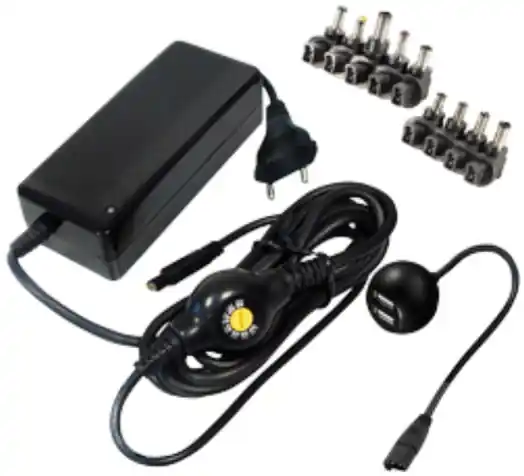 Fuente alimnetacion para notebook 65W. Envío Inmediato