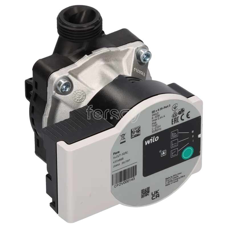 Gran Oferta Bomba agua domusa wilo rs/15/6-rkc m erp 1sp 130mm clima plus - sirena - ds/pack CFOV000143