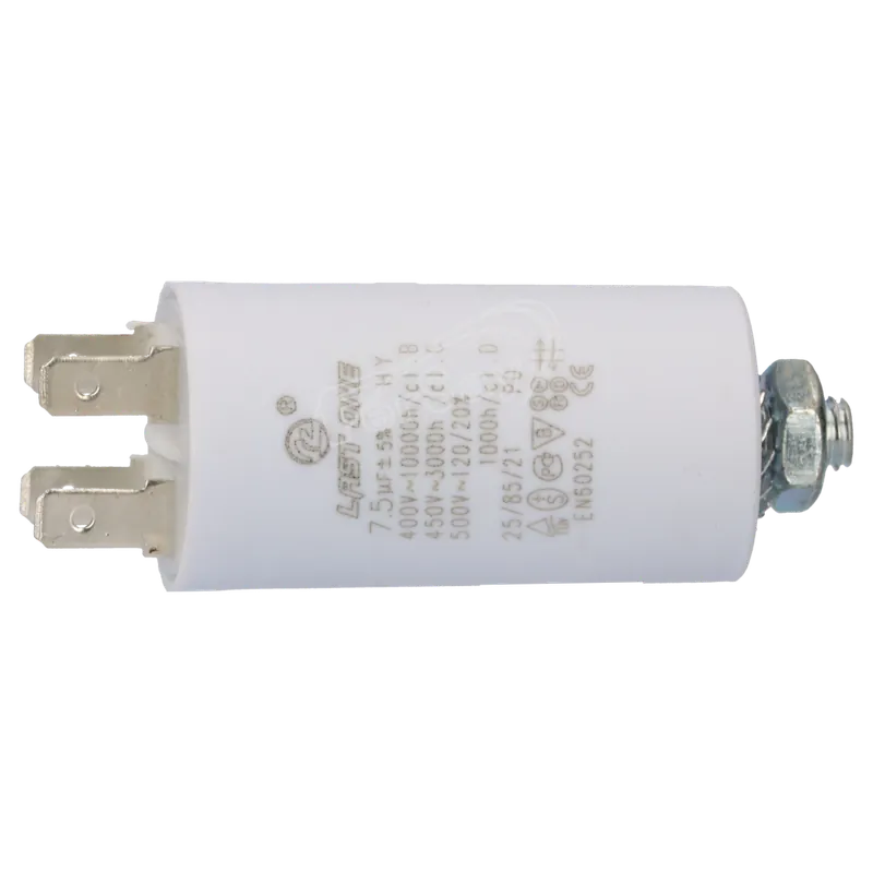 Gran Oferta Condensador arranque lavadora 7,5 mf a 450V.