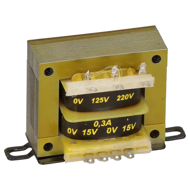 Transformador alimentacion 15V + 15V 0,3A Barato