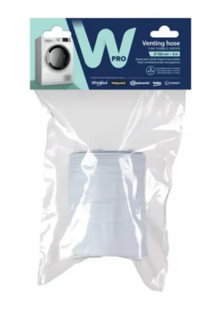 Tubo universal plástico salida aire secadora 10,2 cm Disponible Ahora