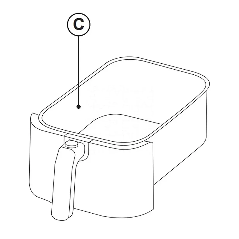 Cesta freidora de aire AF1702XD Liquidación