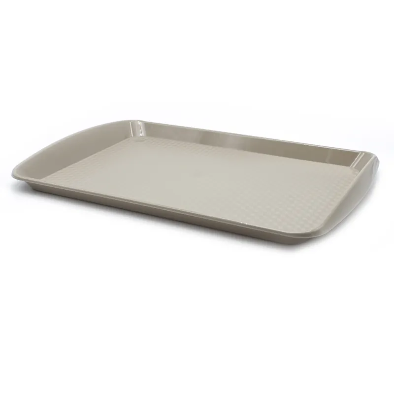 Bandeja Plastico Rectangular Comida Rapida 46x30 Cm Beige Venta Final