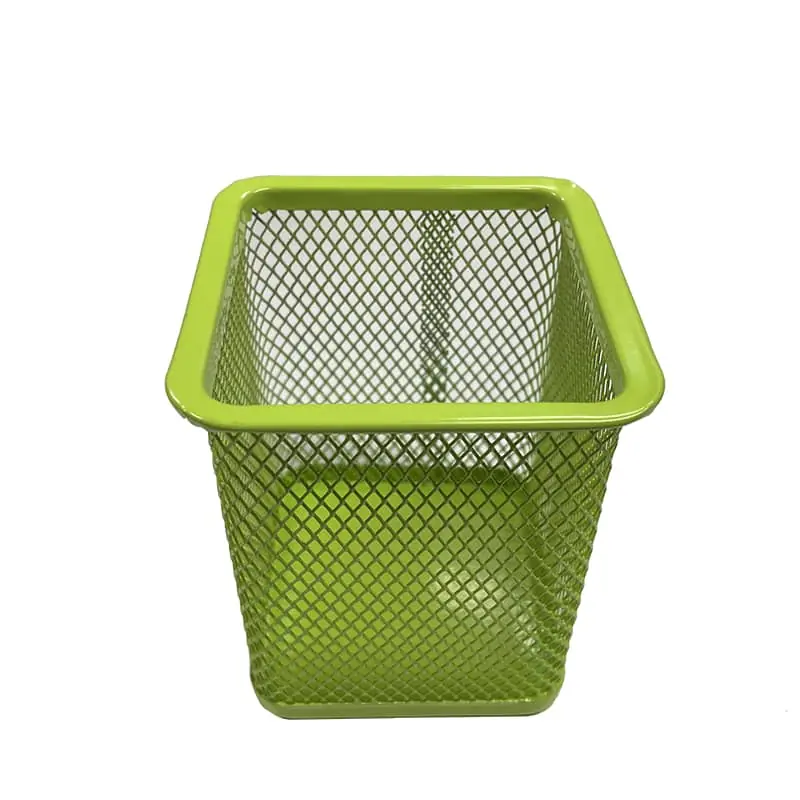 Bestseller Portalapices Rectangular De Metal Verde
