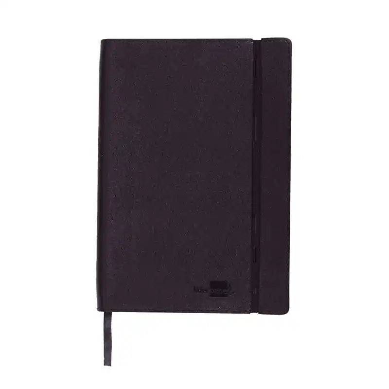 Cuaderno Libreta Clasico A Rayas A6 Negro Gran Oferta