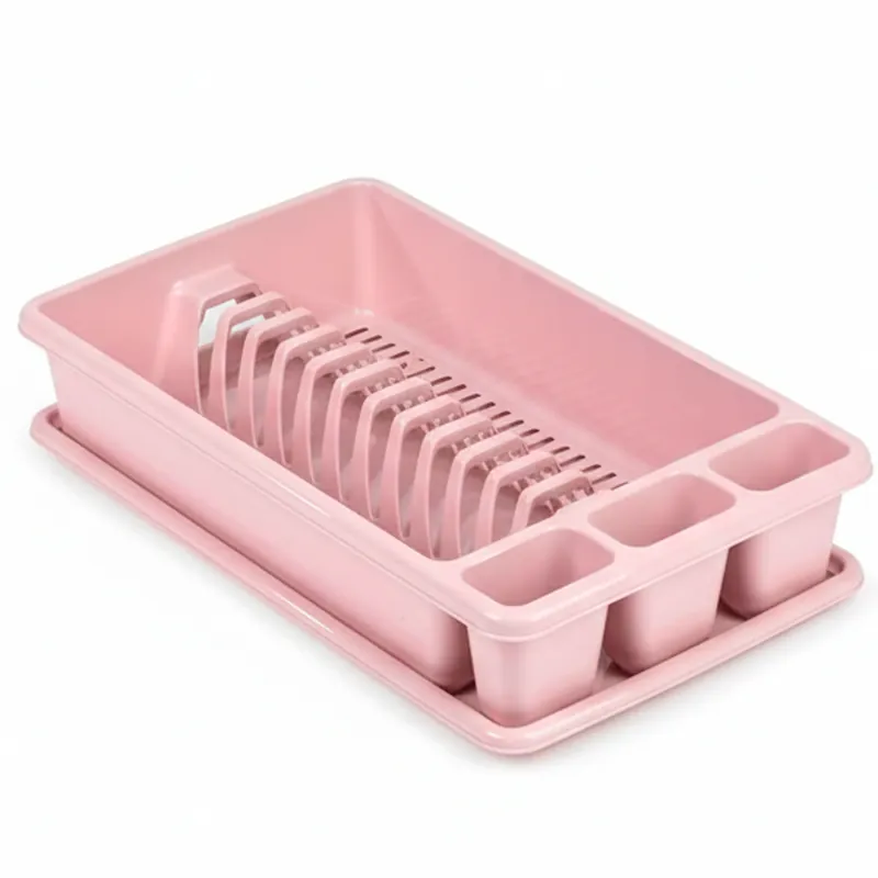 Compra Hoy Escurreplato De Plastico Mediano Rosa Claro