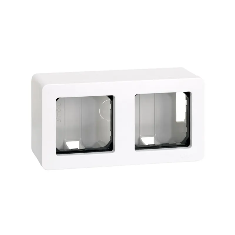 Caja De Superficie Para 2 Elementos Simon 27 Play Blanco Comprar En Línea