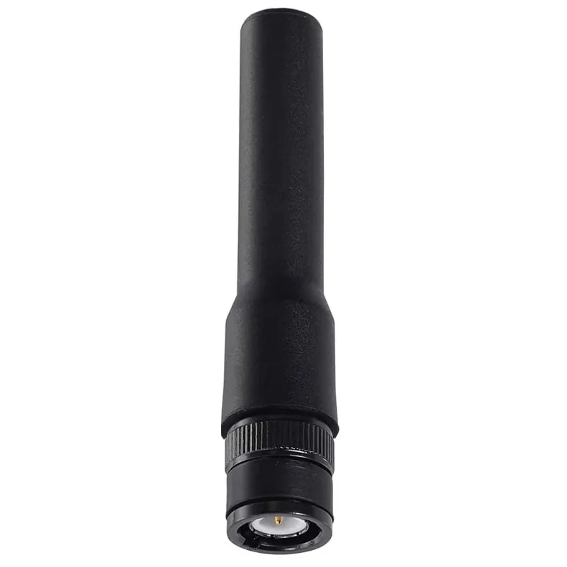 Antena Walkie Talkie Corta Flexible SMA Macho 7 Cm Negro Favorito De Clientes