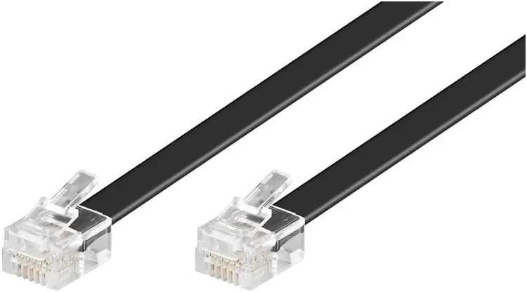 Alta Calidad Cable Telefónico De 3m Para Teléfonos Fijos/Enchufe De Fax, Modem, Rúter, Inter