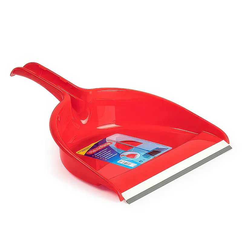 Recogedor De Mano Plastico Con Goma Rojo Devolución Gratuita