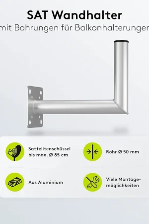 Barato Soporte De Pared Para Antena Parabólica De Hasta 85 Cm