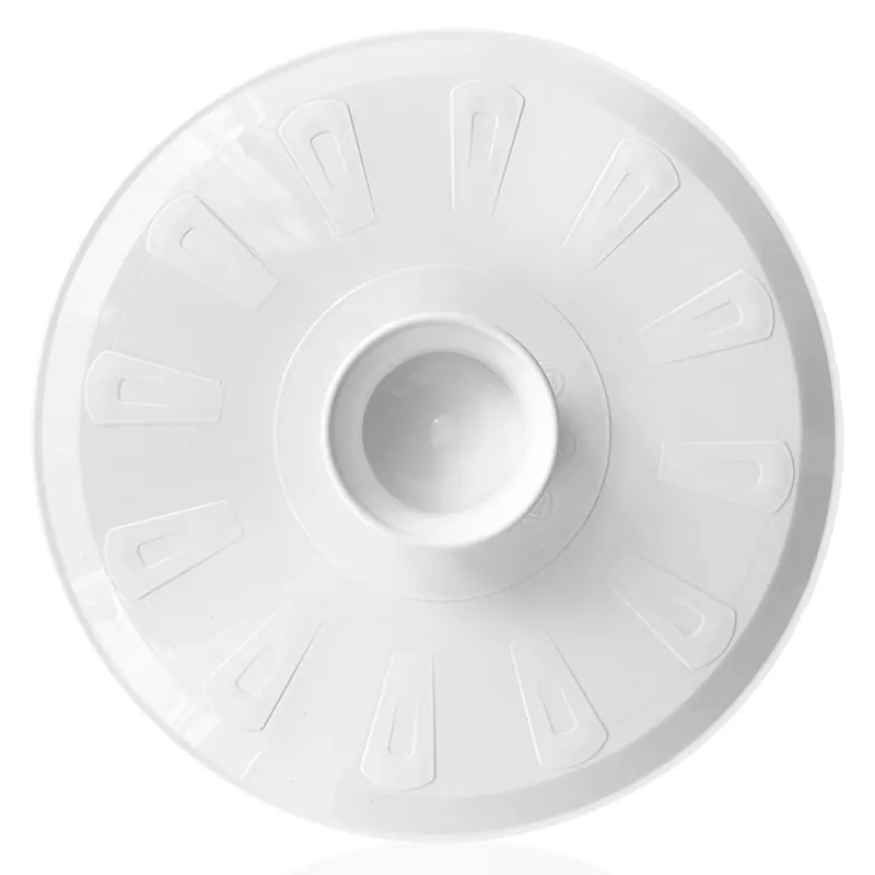 Tapa Voltea Tortillas De Plástico 25.5 Cm Blanco Precio Reducido