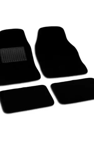 Juego Alfombrillas De Moqueta Universales Para Coche V2 Negro Devolución Gratuita
