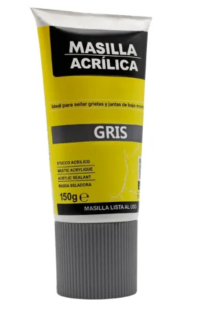 Más Vendido Masilla Acrílica Gris En Tubo 150 Gr