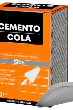 Cemento Cola Gris En Polvo Para Colocación Y Encolado De Azulejos 1 Kg Descuento