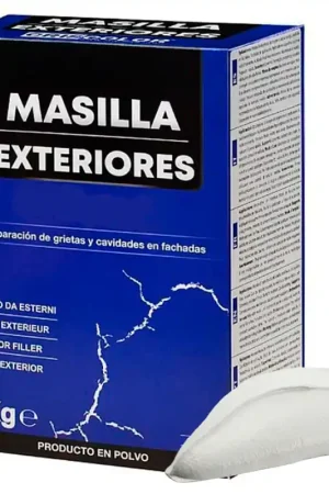 Masilla Exteriores En Polvo Color Blanco 1 Kg Oferta