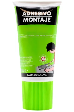 Adhesivo De Montaje En Tubo 150 Gr Blanco Precio Rebajado
