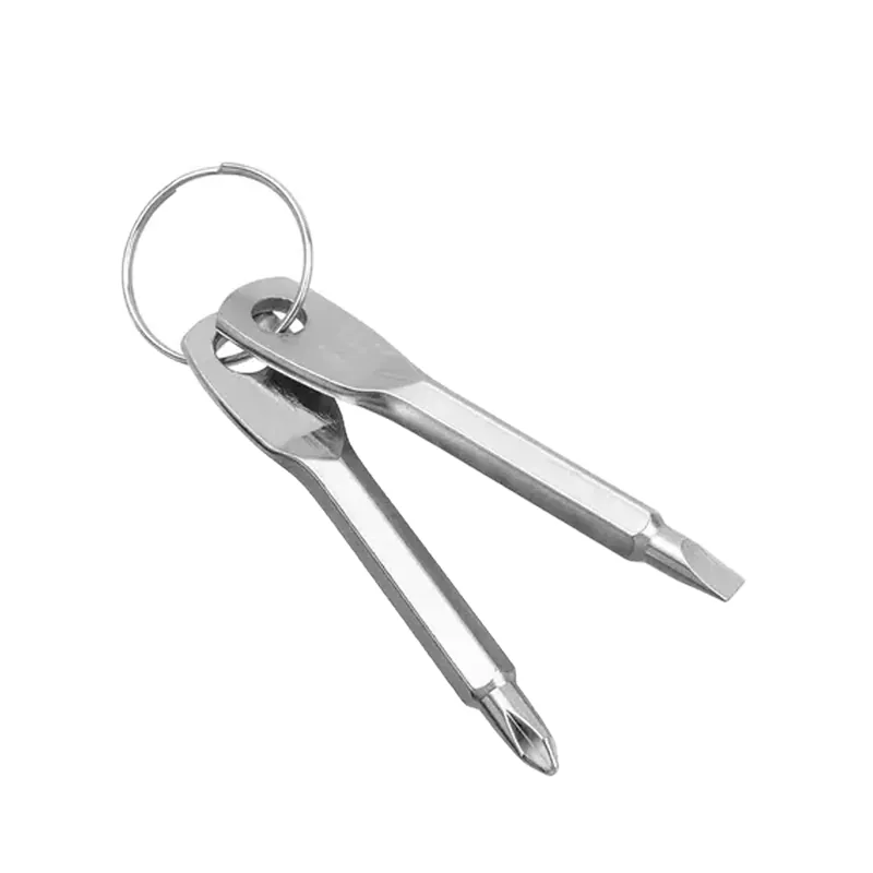 Destornillador En Llavero De Bolsillo Plateado Precio De Oferta