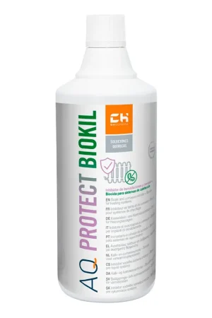 Directo De Fábrica AQ PROTECT BIOKIL Inhibidor De Incrustaciones Y Corrosión + Biocida Para Sistemas De Calefacción Y C