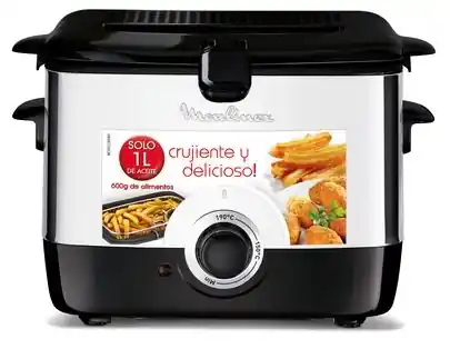 Oferta Flash Moulinex AF220010 Freidora Minifrito 1L 1000W Negro e Inox