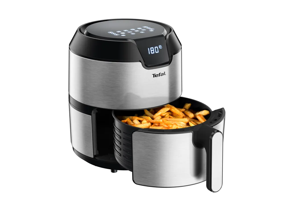 Tefal 3176476 Freidora de aire de 1500 WAcero inoxidable4 lt Popular