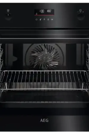 Aeg BPE535160B Horno Multifunción Pirolítico, Cristal negro Popular