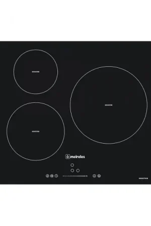 Favorito De Clientes Meireles MI 1613 Placa de inducción de 60 cm, 3 zonas, Negro