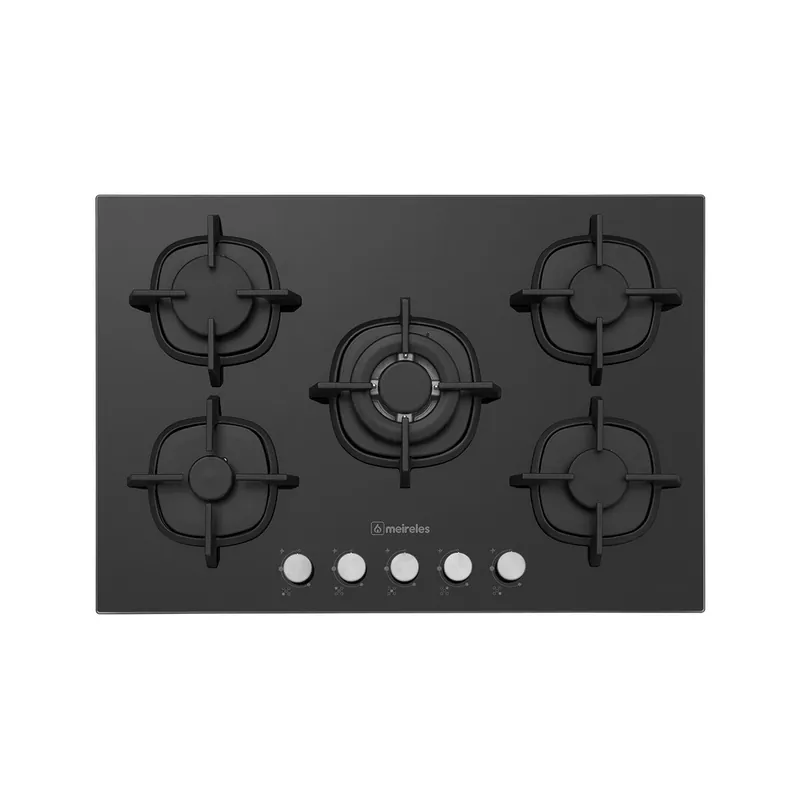 MEIRELES MVG 4751 N NAT Placa a Gas de 70 cm, 5 zonas, Negro Última Oportunidad